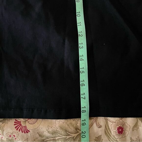 Studio Y Bodycon Y2K Friends 90's Stretch Black Short Skirt Women's Size Large - Picture 6 of 6